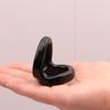 Anillo de Bloqueo de Semen de Doble Puerto, Paquete de Huevo Sólido, Anillo de Pene Retardante, Restricción del Escroto Masculino, Resistencia del Prepucio, Auxiliar para el Coito en Pareja