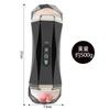 Jiuai Productos Sexuales Inteligentes para Adultos Masturbador Masculino Totalmente Automático Pinza Eléctrica Ventosa Entrenador de Pene Copa de Avión