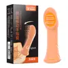 Condón de Diente de Lobo Vibratorio Largo para Hombres, Barrera de Prepucio para Adultos, Juguete Sexual para Parejas