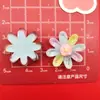 Simulación Transparente Gradiente Flor Flor de Ocho Pétalos Accesorios de Resina DIY Pegamento de Crema Funda de Teléfono Tocado Pasador Pinza para el Pelo Pegatina para Refrigerador