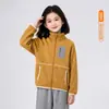TUTU Elefantito Ropa Infantil Chaqueta de Polar para Niñas 2026 Otoño/Invierno Nuevo Estilo Tallas Medianas a Grandes Infantiles Más Polar Más Grueso