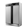 Gabinete de Desinfección de Alta Temperatura de Acero Inoxidable Gabinete de Desinfección Vertical Comercial de Doble Puerta para Restaurantes, Escuelas y Comedores con Ozono para Platos y Cubiertos