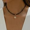 Collares Europeos y Americanos de Moda con Cuentas Pequeñas, Estilos Variados de Colgantes de Estrella, Luna, Sol, Mariposa, Ojo de Diablo, Collares Multicolor en Stock para Mujeres