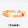 Jingdong joias pulseira de ágata flor de cerejeira personalizada para menina simples moda Coringa pulseira de círculo único fabricantes atacado personalizado