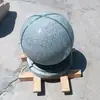 Bolas de pedra para bloqueio de estrada, blocos de pedra de granito natural, postes de estacionamento residencial, bolas de pedra para bloqueio de estrada, batentes de pedra redondos para carros