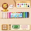 Set de plastilina de 36 colores para niños DIY no pegajosa paquete grande 500g arte creativo personaje de dibujos animados plastilina para modelar