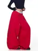 Pantalones Casuales de Pierna Ancha con Estampado de Letras Estilo Perezoso Retro Coreano para Mujer, Pantalones de Baile Dopamina de Primavera