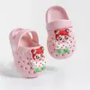 Tamancos Temáticos de Morango para Mulheres, Chinelos Fechados com Solado Macio, Sandálias Antiderrapantes Fofas para Meninas para Uso Externo na Praia, para o Verão