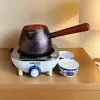 Olla Gruesa de Cobre Justo Olla de Cobre Puro Hecha a Mano Tetera de Cobre del Noroeste Estufa de Té Tetera de Gansu Calentador de Agua Eléctrico