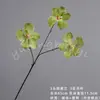 Nueva Orquídea Mariposa Phalaenopsis Vanda de Tallo Alto Flor Artificial Arreglo Floral para Sala de Estar Mesa de Comedor Decoración del Hogar Flor Artificial