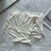 Xiaolan Saia Z021 Modal Love Traceless Cintura Borda Cintura Média Macio Ceroso Nu Skin-Friendly Cuecas Elásticas Altas para Mulheres