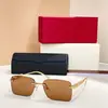 Lujosas Gafas de Sol de Diseño para Hombre y Mujer, Sin Montura Protección UV400, Star Wear Ct0545S