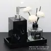 Kit de artículos de tocador de baño europeo para hotel Baño de habitación modelo Adornos de baño Botella de desinfectante de manos Botella de loción Juego de bandeja