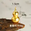 Colar Vietnamita Estilo Chinês Banhado a Ouro com Design Étnico Vintage, Pingente de Cabacinha Rotativa da Sorte e Prosperidade para Mulheres, Nova Joia Chinesa de Alto Padrão