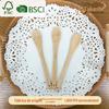 Fábrica por atacado proteção ambiental de alta qualidade colher de bambu longa alça de café colher de mistura colher de mel colher de pó condimento de bambu colher