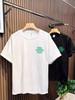 2024 Nueva Llegada Camiseta Blanca de Seda de Hielo Fina para Hombre Moda de Verano Versátil Top de Media Manga Marca de Moda Plutton Ropa para Hombre Guapo