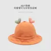 Sombrero de Rana para Mujer, Elegante de Verano, Dulce Sombrero de Pescador, Estilo Familiar Sombrero de Cubeta Estilo Japonés, Sombrero de Sol para Niños