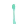 Pincel de Silicone para Máscara Facial de Duas Cabeças, Espátula Misturadora de Máscara de Argila, Raspador para Aplicação Facial, Bastão de Silicone para Remoção de Maquiagem e Limpeza Facial