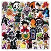 50 novos adesivos de grafite de desenho animado Dragon Ball, adesivos para bicicleta, computador, laptop, carro elétrico, copo de água