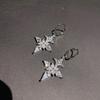 Pendientes de cruz Paparacha con gemas 18K pendientes de cruz de circonita brillante multicaratado collar de la antigüedad media