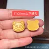Escultura de Sândalo Cabeça de Ursinho Vários Estilos Laço Ursinho Contas Soltas Pulseira DIY Pingente Charme Acessórios Wen