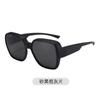 Nuevas Gafas de Sol de Marco Cuadrado Grande para Hombre, Gama Alta, para Conducir al Aire Libre, Protección UV, Lentes Polarizadas de Marco Grande