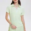 Verão Transfronteiriço Gola Rápida Secagem Casual Versátil Exterior Manga Curta Zíper Roupa de Trabalho Negócios Diário Versátil Camisa Polo