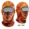 Máscara Facial de Seda Helada con Protección Solar de Calavera Venenosa de Payaso para Exteriores, Gorra Forro de Casco para Montar en Motocicleta, Unisex