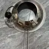 Tampa anti-respingo de óleo em aço inoxidável, espessada e elevada, com tampa de combinação de vidro transparente para uso doméstico em frigideiras pequenas e woks