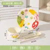 Cuencos y Platos de Cerámica Fresca Estilo Dibujos Animados de Alta Apariencia para Uso Doméstico, Regalos de Boda, Recuerdos, Vajilla de Cerámica para Niños