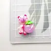 Accesorios de Resina Fruta Rosa Luminosa Bala Pegamento Cremoso DIY Funda para Teléfono Móvil Cuerda para Pasador Flor para Zapato Llavero Colgante