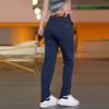 Outono 2026 Novas Calças Casuais Masculinas Azuis Resistentes a Amassados Sem Ferro Slim Fit Retas Calças Sociais para Homens Jovens e de Meia-Idade