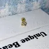 Nova Coleção Brincos Stud de Titânio Médico Aço Titanium Trevo de Quatro Folhas Esmeralda Série Osso da Orelha Conjunto de Tachos com Zircônia Ardente Exquisite