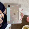 Funda estilo Ins de puntos de color claro adecuada para iPad 2026 Air7/6 funda protectora para tableta de stick lateral generación pro10/11