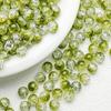 Cuentas de palomitas de maíz de vidrio agrietado de 10 mm, cuentas de vidrio pintadas, cuentas de joyería hechas a mano, accesorios de joyería antiguos de bricolaje al por mayor