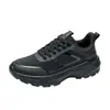 Sapatos Masculinos Antiderrapantes Resistentes ao Desgaste Colados a Frio Sapatos Casuais de Solado Grosso Transfronteiriços Aquecimento com Veludo Adicional Sapatos para Caminhada ao Ar Livre Superfície de Couro Sapatos Impermeáveis