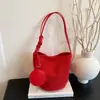 Bolsa de Ombro Feminina Couro Macio Simples Retrô Coreana Nova Tendência Moda Bolsa Saco Super Popular Ins Casual Bolsa de Ombro