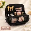 Bolsa Cosmética Vertical para Mujer, Simple y Portátil, Gran Capacidad, Multifuncional, Bolsa de Almacenamiento para Viaje, Tridimensional y No Plegable