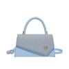 Bolsa Feminina Casual 2025 Verão Novo Estilo Bolsa de Mão Fashion Cravejada de Diamantes Bolsa Quadrada Pequena Transversal Feminina Elegante