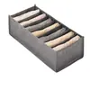 Caja de Almacenamiento para Jeans, Organizador de Almacenamiento de Ropa y Pantalones, Cesta de Almacenamiento para Ropa Interior y Prendas, Perchero para Pantalones, Caja de Almacenamiento Compartimentada