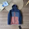 Jaqueta de Moletom Impermeável com Capuz Jacquard para Esportes ao Ar Livre, Casual, com Bloqueio de Temperatura, Respirável, Roupa Externa 13512