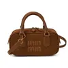 Bolso de Bowling Moderno y Elegante 2025 Nuevo Bolso de Mano Leopardo de Moda Versátil Plegado Hombro Cruzado Bolso Grande para Mujer