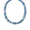 Collar de Cuentas Ovaladas Geométricas Dopamina para Mujer, Cadena para Clavícula Moderna y Versátil, Joyería de Lujo Ligero y de Alta Gama