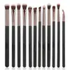 Conjunto de 12 pincéis de maquiagem pincel para olhos pincel para delineador pincel para sombra maquiagem colorida maquiagem processamento por atacado ferramentas de maquiagem pincel