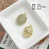 Brillante Cielo Azul Estrellado Difuminado Aleación Colgante de Estrella con Goteo de Aceite Accesorios para Pendientes Hechos a Mano DIY Cadena de Teléfono Móvil