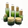 Directamente del Fabricante, en Stock: Frascos de Crema de 30G-200Ml con Tapas de Madera, Botellas de Vidrio para Loción, Juego Completo de Materiales de Empaque