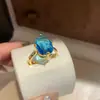 Anillo Abierto de Perla Redonda con Circonita Estilo Ins Coreano Lujo Ligero Sensación de Alta Gama Anillo para Dedo Índice Joyería de Mano Versátil de Nicho para Mujeres