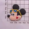 Mickey Mouse Mickey Minnie Adesivo de Cola Macia DIY Cola de Creme Capa de Celular Ímã de Geladeira Grampo de Cabelo Faixa de Cabelo Acessórios de Joalheria