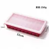 Bandeja de Gelo de Silicone de Grau Alimentício Molde de Cubo de Gelo de Grande Capacidade Molde de Película de Bola de Gelo Doméstica Grande Caixa de Gelo Congelado Atacado