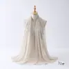 Modelo Nuevo de Venta Caliente Transfronteriza Chal Malasio de Color Sólido Bufanda de Gasa Amazon Aliexpress